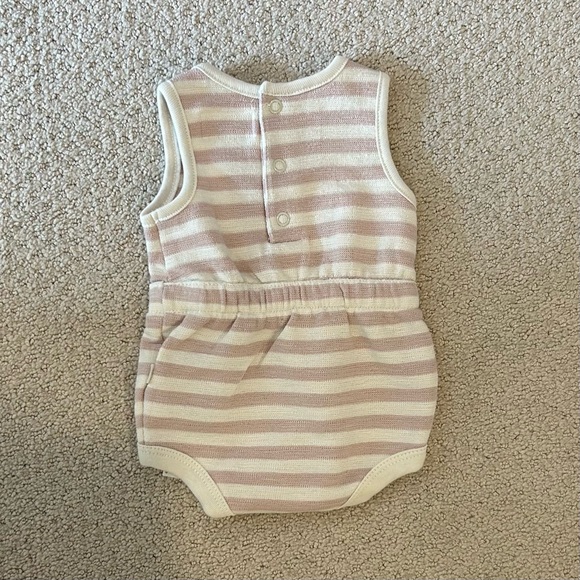Little Planet by Carter’s Newborn Girl Striped Romper - Picture 3 of 4